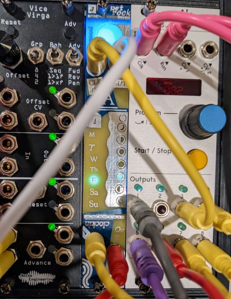 the Pet Rock eurorack module